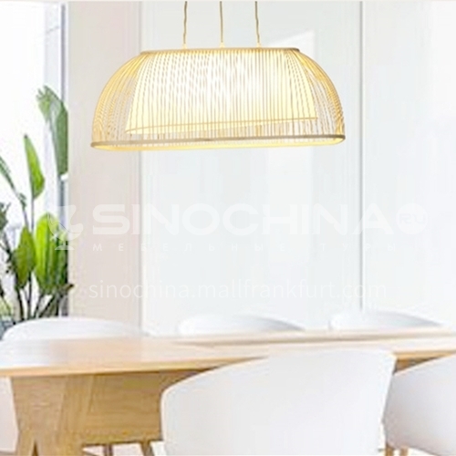Bamboo art retro design chandelier Simple creative personality restaurant art lamps-LY-ZP-239